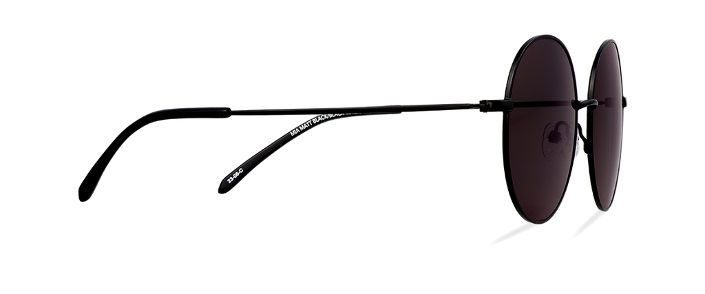 Okulary przeciwsłoneczne Mia Matt Black/Black Magic