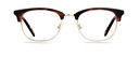 Okulary do komputera Jamie Gold/Brown Havana