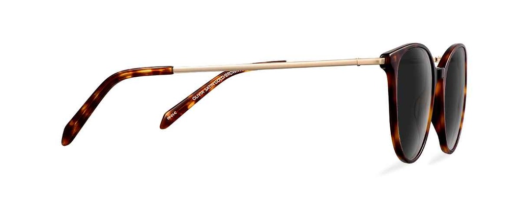 Okulary przeciwsłoneczne Olivia Satin Gold/Brown Havana