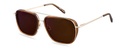 Okulary przeciwsłoneczne Peter Gold/Chestnut Brown