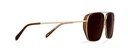 Okulary przeciwsłoneczne Peter Gold/Chestnut Brown