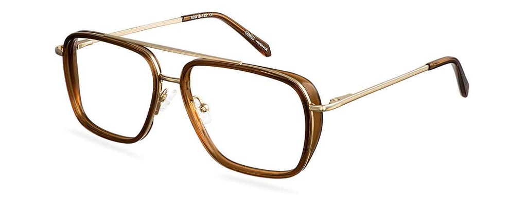 Okulary zerówki Peter Gold/Chestnut Brown