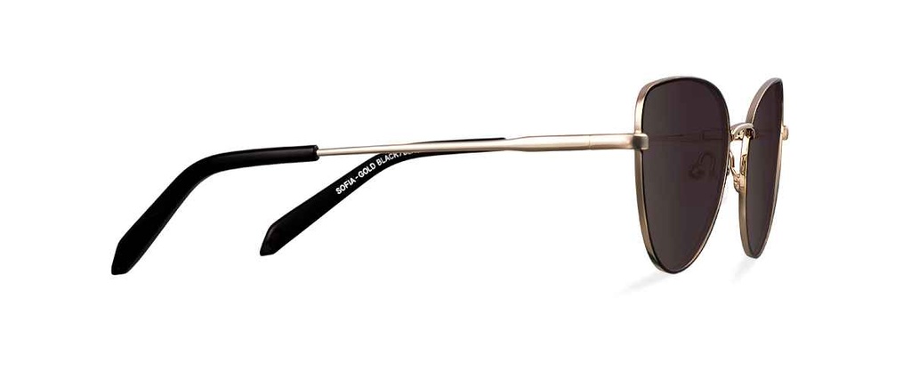 Okulary przeciwsłoneczne Sofia Gold Black/Black Magic