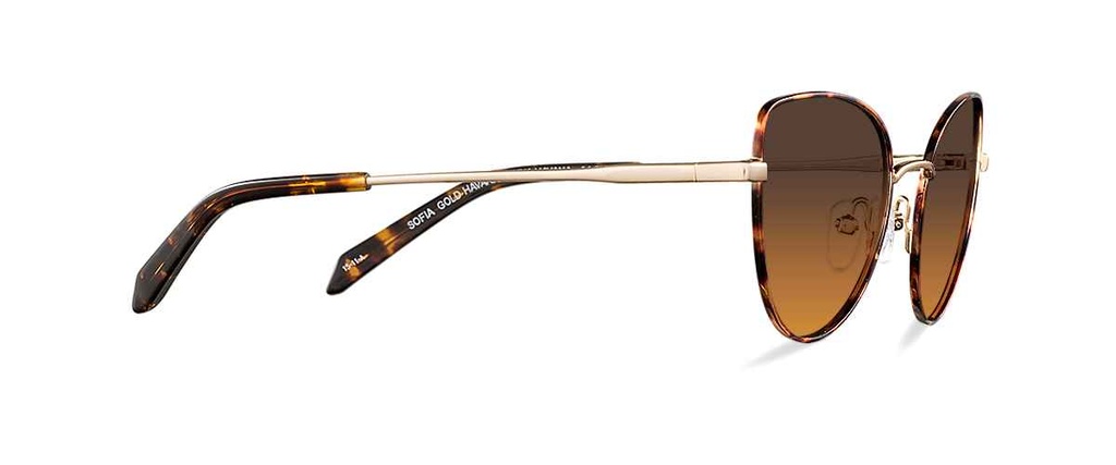 Okulary przeciwsłoneczne Sofia Gold Havana/Dark Havana