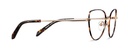 Okulary korekcyjne Sofia Wide Gold Havana/Dark Havana