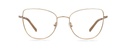 Okulary korekcyjne Ella Gold/Milky Tea
