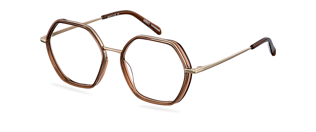 Okulary korekcyjne June Gold/Americano