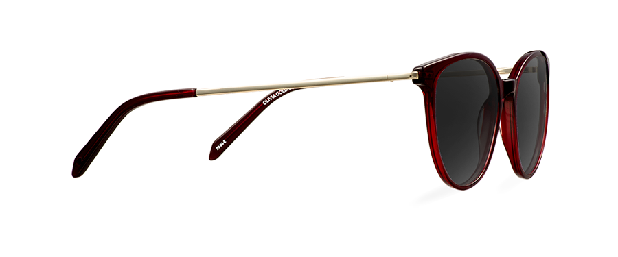 Okulary przeciwsłoneczne Olivia Gold/Burgundy