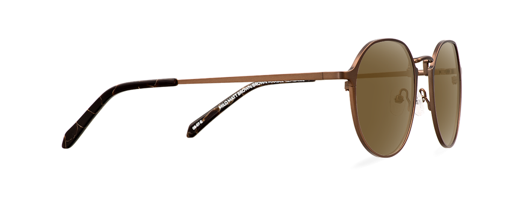 Okulary przeciwsłoneczne Milo Matt Brown/Brown Marble