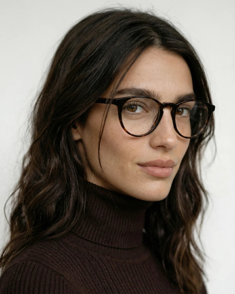 Okulary korekcyjne Ellis Wide Dark Havana