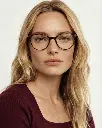 Okulary do komputera Olivia Satin Gold/Brown Havana
