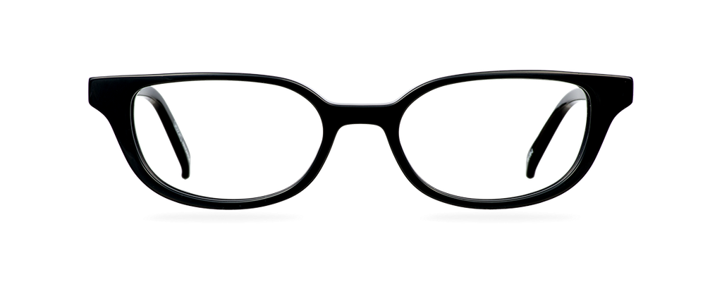 Okulary do komputera Harper czarne – oprawki kocie z acetatu, widok z góry