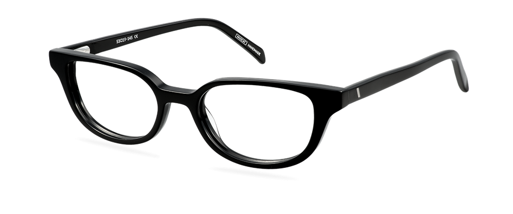 Okulary do komputera Harper czarne – oprawki kocie z acetatu, widok z prawej strony