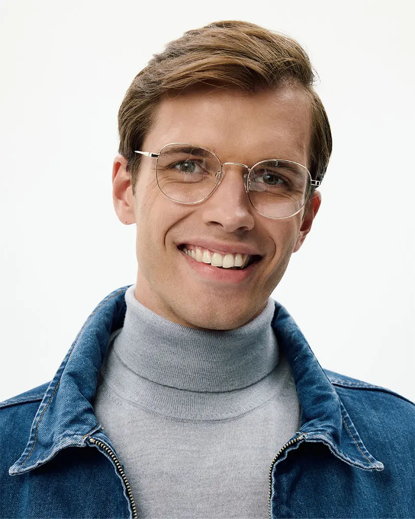 OKULARY KOREKCYJNE  LEO GOLD_AMERICANO MEN.webp