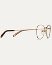 Okulary korekcyjne Leo Gold/Americano – widok z boku