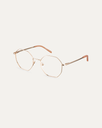 Okulary korekcyjne Brighton Gold/Sand – widok pod kątem