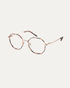 Okulary zerówki Brighton Gold Havana/Dark Havana – widok pod kątem