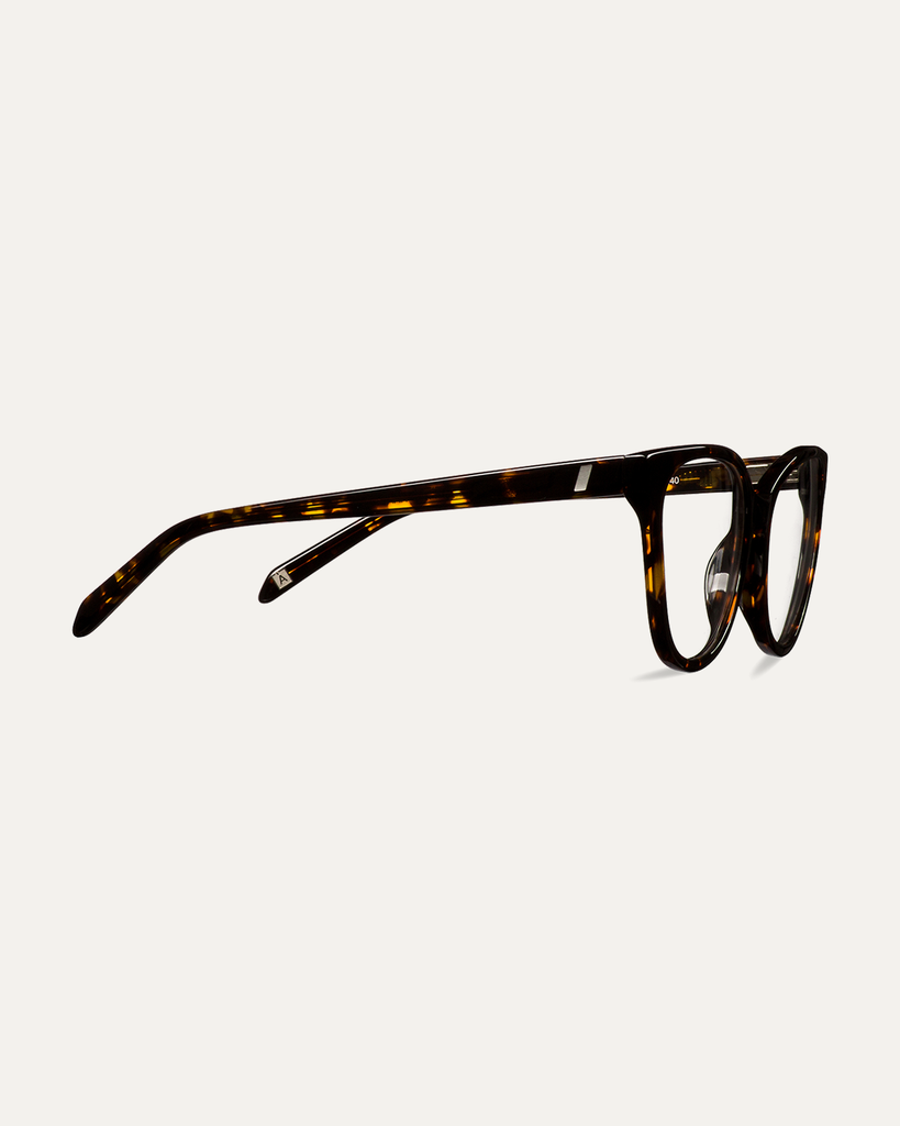 Okulary korekcyjne Belova Wide Dark Havana – widok z boku