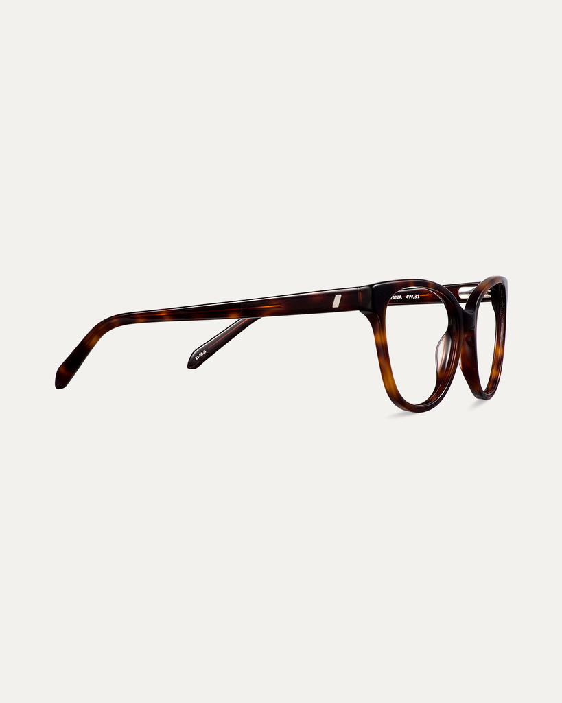 Okulary korekcyjne Belova Wide Brown Havana – widok z boku