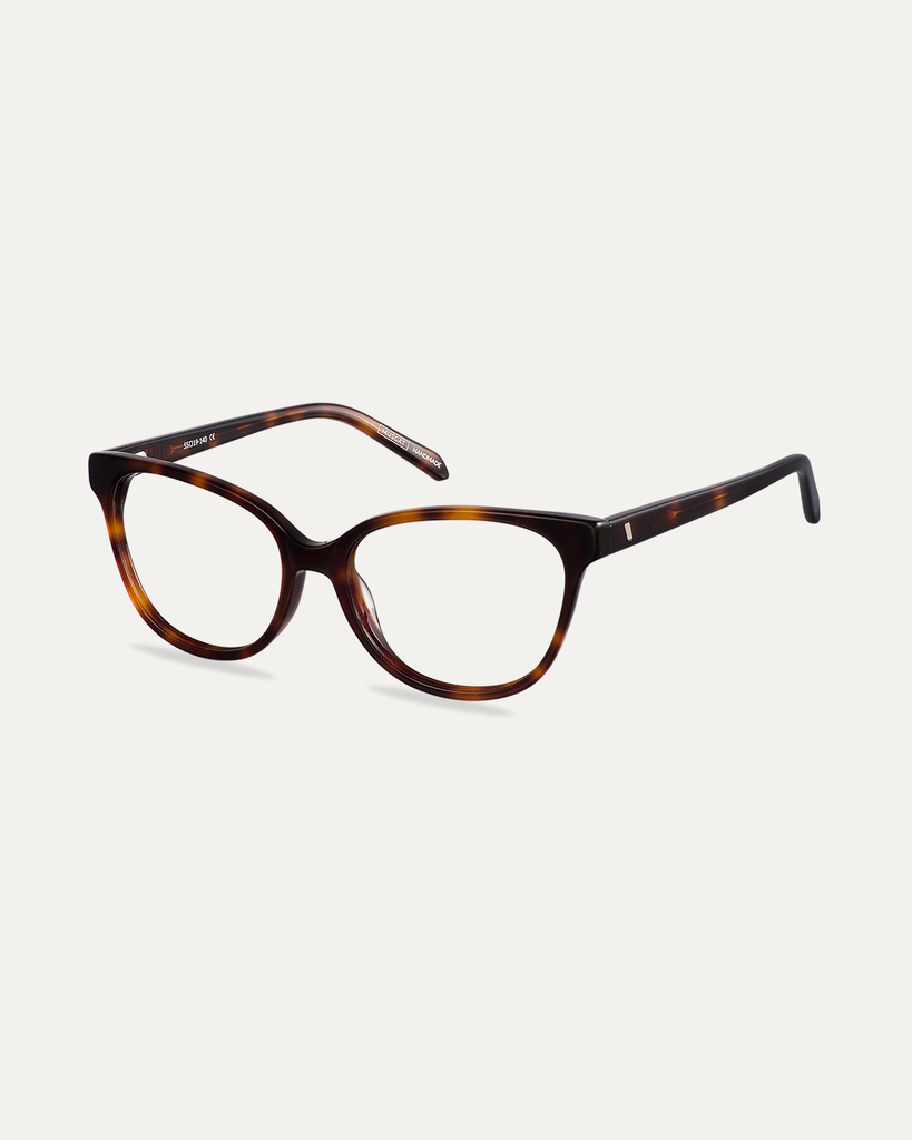 Okulary korekcyjne Belova Wide Brown Havana – widok pod kątem
