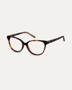 Okulary korekcyjne Belova Wide Brown Havana – widok pod kątem