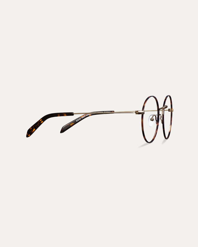 Okulary do komputera Steve Gold Havana/Dark Havana – widok z boku
