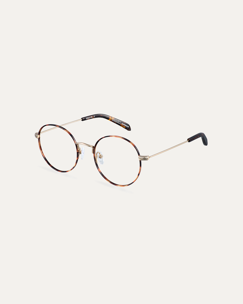 Okulary do komputera Steve Gold Havana/Dark Havana – widok pod kątem