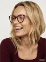 Okulary korekcyjne Olivia Satin Gold/Brown Havana
