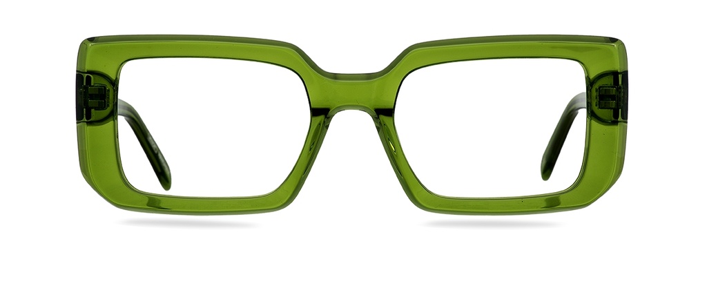 Okulary do komputera Liam zielone – oprawki prostokątne z acetatu