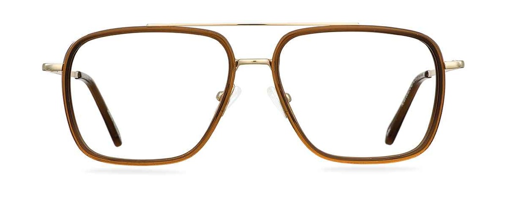 Okulary zerówki Peter Gold/Chestnut Brown