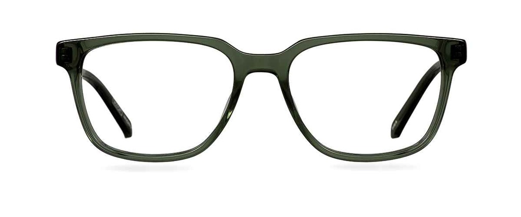 Okulary do komputera Lucas zielone – oprawki prostokątne z acetatu