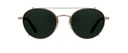 Clip on Sun Charlie Gold/Green
