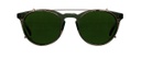 Clip on Sun Ellis Gold/Green