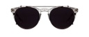 Clip on Sun Ellis Gunmetal/Smoke