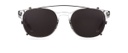 Clip on Sun Grant Gunmetal/Smoke