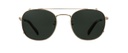 Clip on Sun Leo Gold/Green