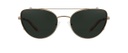 Clip on Sun Sofia Gold/Green