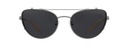 Clip on Sun Sofia Silver/Smoke
