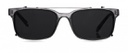 Clip on Sun Stark Gunmetal/Smoke