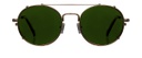Clip on Sun Steve Gold/Green