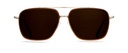 Okulary przeciwsłoneczne Peter Gold/Chestnut Brown