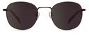 Okulary przeciwsłoneczne Leo Matt Black/Dark Havana