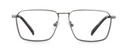Okulary zerówki Bruce Satin Gunmetal/Smoke