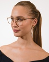 Okulary zerówki Bruce Wide Gold/Americano