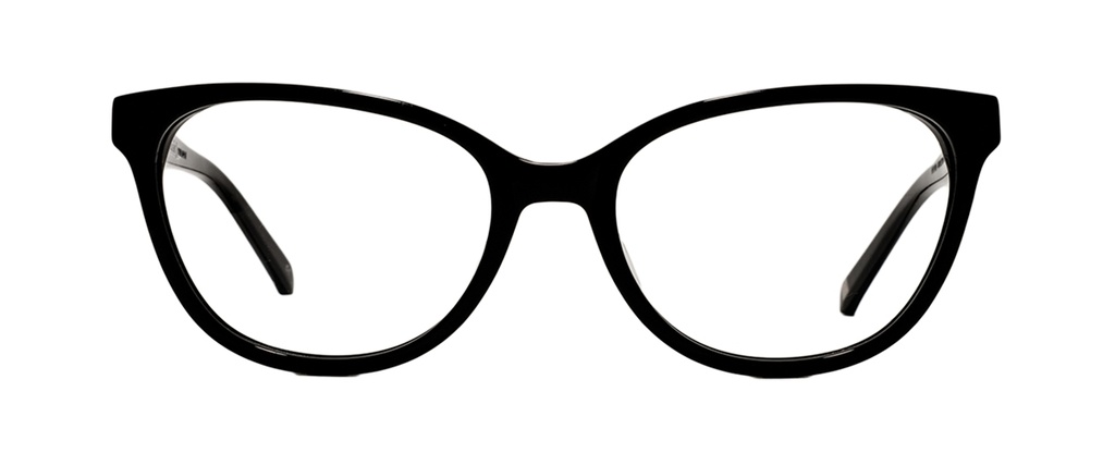 Okulary do komputera Belova czarne – oprawki kocie z acetatu