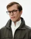 Okulary zerówki Grant Satin Gunmetal/Dusty