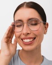 Okulary zerówki Leo Wide Satin Gunmetal/Smoke