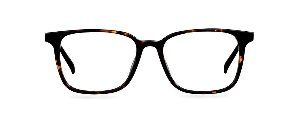 Okulary korekcyjne damskie i męskie Louis Wide brązowe – oprawki prostokątne z acetatu