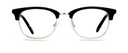 Okulary korekcyjne Jamie Gold/Black Magic