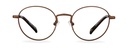 Okulary zerówki Charlie Matt Brown/Brown Marble
